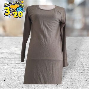 Mind over matter light brown sweatshirt dress size S